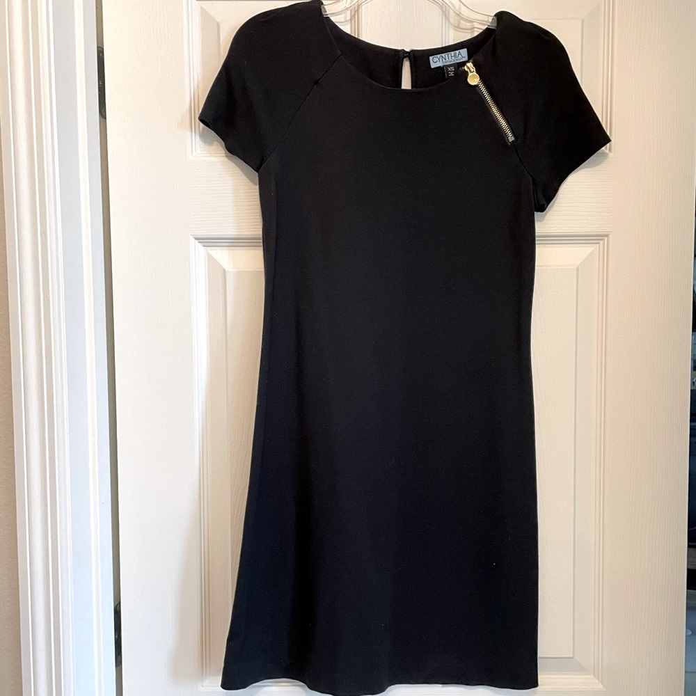 Cynthia Black Shift Dress